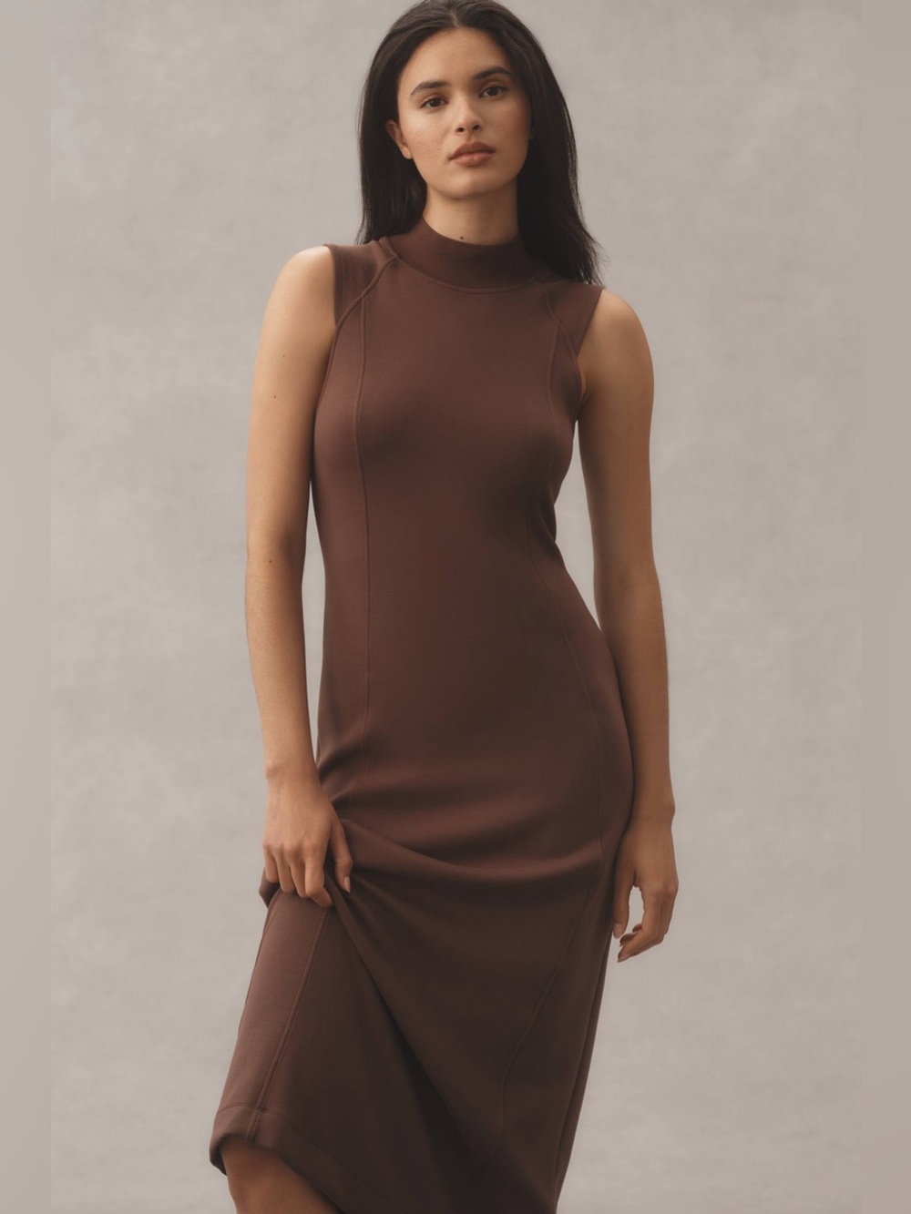 Varley Erin Mock Neck Dress - Picture 2 of 8